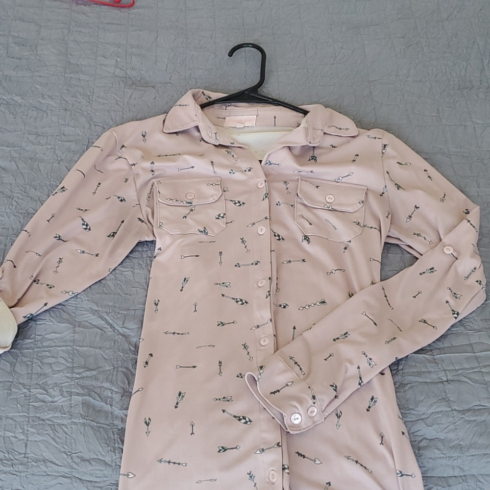Button up dress